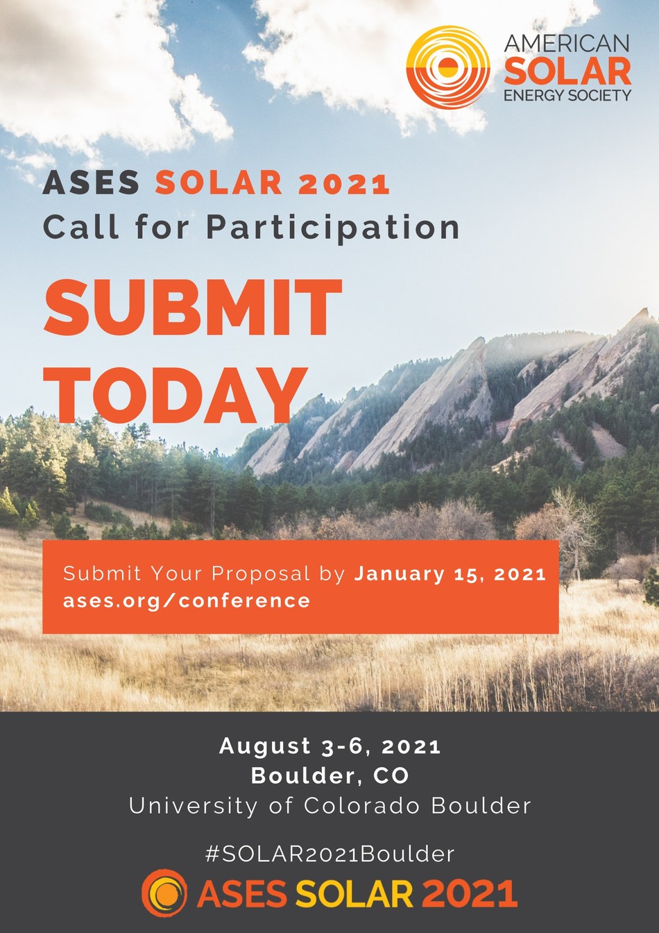 Submit your Proposal to the 50th Annual National Solar Conference