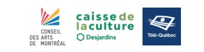 Conseil des arts de Montral, Desjardins and Tl-Qubec logos (CNW Group/Conseil des arts de Montral)
