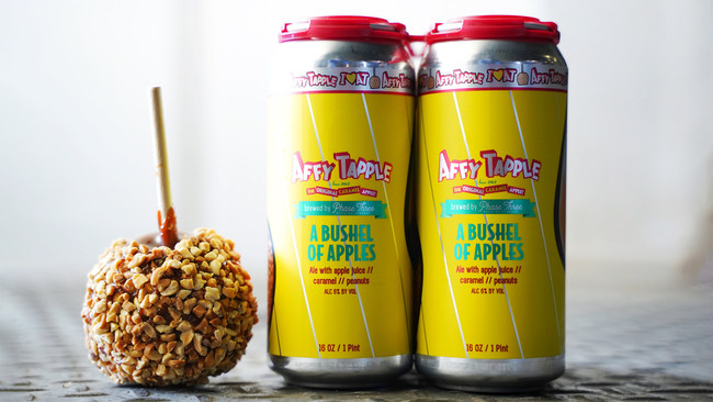 Affy Tapple & Phase Three Brewing to Release Caramel Apple Beer: A Bushel of Apples