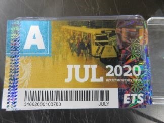 On June 26, 2020, CBSA officers seized 1,047 fraudulent ETS bus passes worth approx. $101,500. (CNW Group/Canada Border Services Agency)