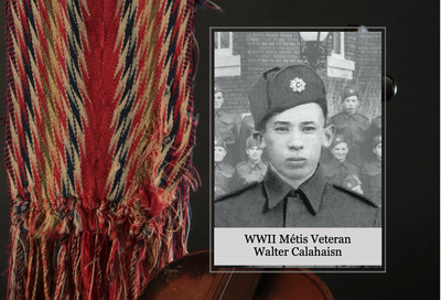Mtis Nation Second World War Hero's spouse to receive Recognition Payment in Edmonton, Alberta (CNW Group/Mtis National Council)