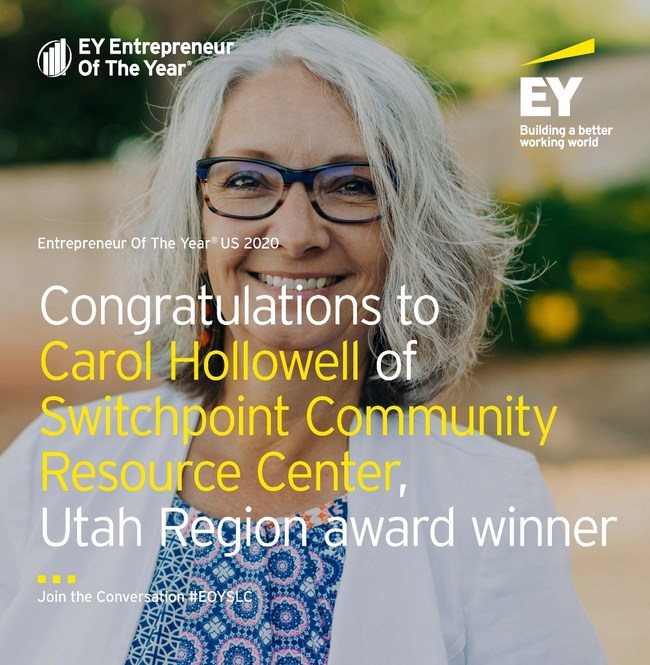 Carol Hollowell EY Entrepreneur Of The Year Utah Region Award Winner
