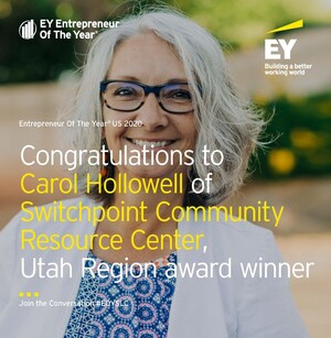 EY Announces Carol Hollowell of Switchpoint Community Resource Center as an Entrepreneur of the Year® 2020 Utah Region Award Winner