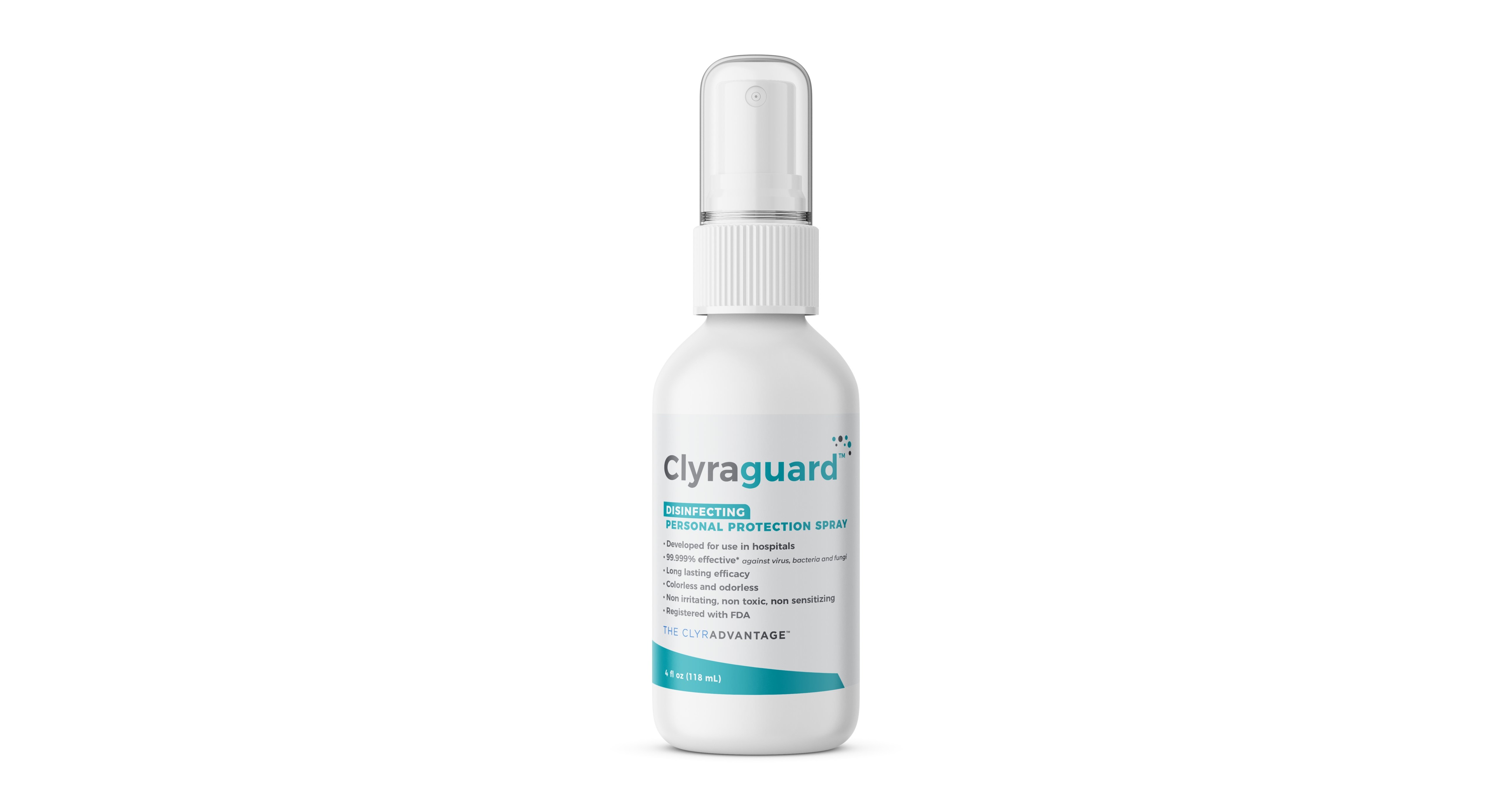 Clyraguard, A Hospital-Grade, FDA-Registered Disinfectant For Face ...