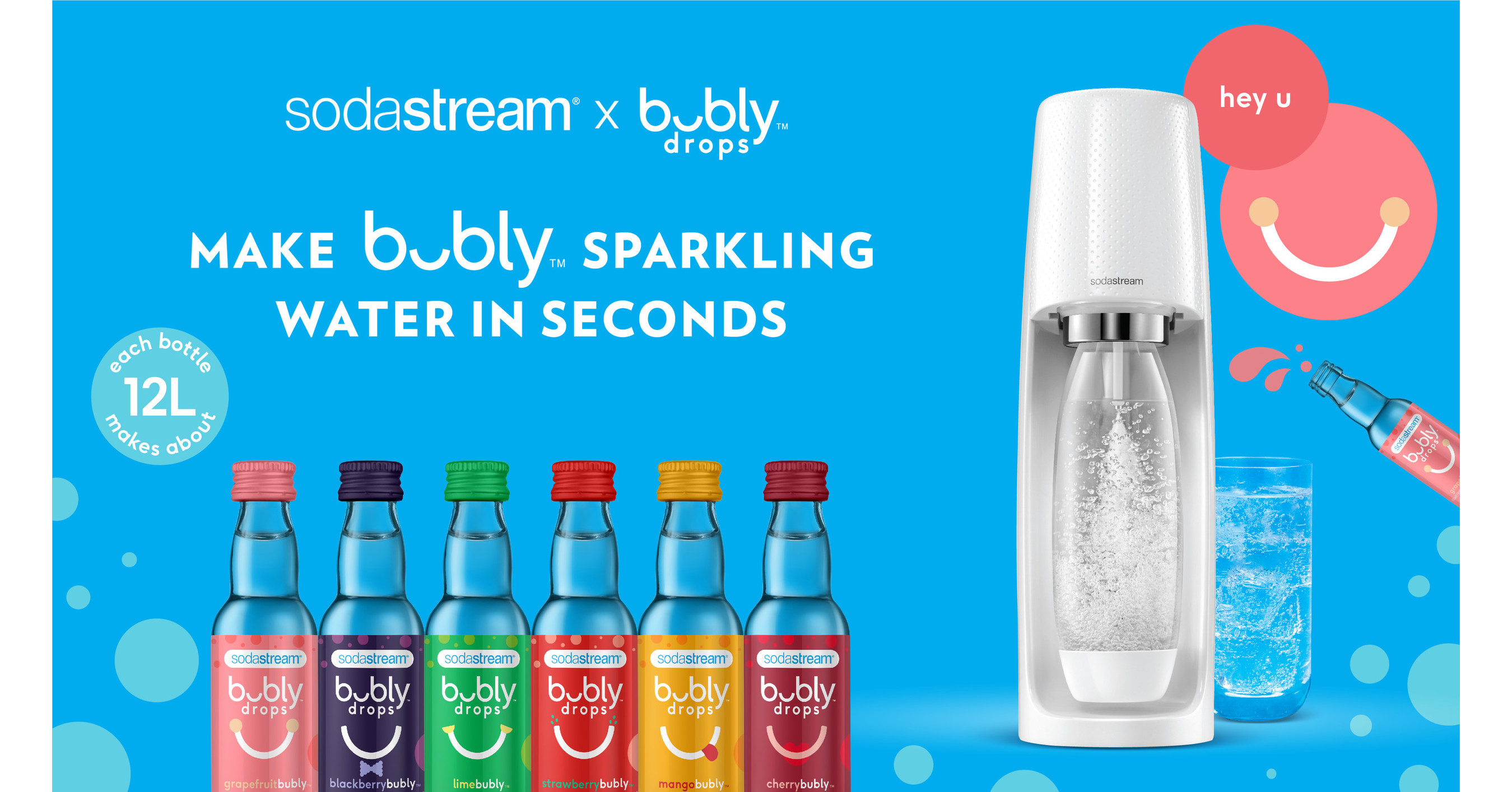 SodaStream Announces The Launch Of bubly drops™, The First North America  Partnership Since Joining PepsiCo