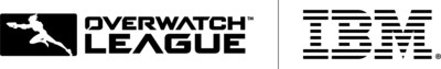 IBM and the Overwatch League logos (PRNewsFoto/IBM)