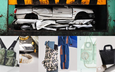 Hyundai Restyle 2020, Upcycling fashion collection from discarded car materials