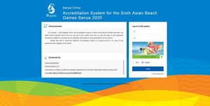 Accreditation System for the Sixth Asian Beach Games Sanya 2020 Opens to the Global  Participants on Oct. 1st