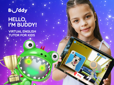 Play with Buddy, a virtual English tutor for kids, and practice English.