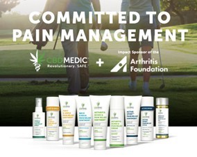 CBDMedic by Charlotte's Web is an official impact sponsor of the Arthritis Foundation. CBD for Arthritis. (CNW Group/CBDMEDIC (TM))