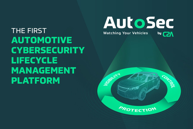 AutoSec empowers OEMs, Tier-1s and the entire supply chain with the visibility and control needed to protect all connected vehicles (PRNewsfoto/c2a-sec Ltd.)