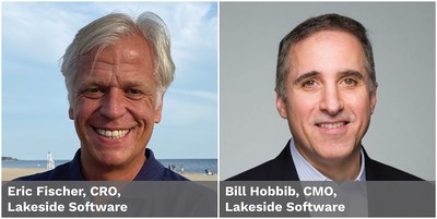 Eric Fischer, Lakeside's new Chief Revenue Officer (left) and Bill Hobbib, Lakeside's new Chief Marketing Officer (right)