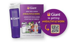Giant Food Launches #HealthyAtWork Challenge for the Month of October
