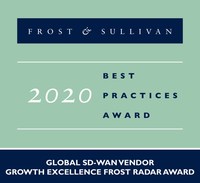 Frost &amp; Sullivan Recognizes Silver Peak with the 2020 Global Growth Excellence Frost Radar Award