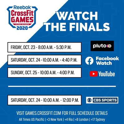 Kamp Overskyet fjer Reebok CrossFit Games Return to CBS with Two-Hour Live Broadcast on  Saturday, October 24