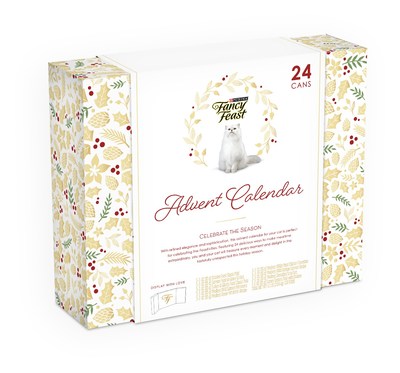 Fancy Feast, is kicking off the season of Feastivities with the release of the first-of-its-kind Fancy Feast Advent Calendar and the annual Fancy Feast limited edition ornament.
