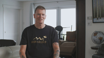 Canadian veteran Trevor Greene continues his recovery from brain injury using innovative brain technologies (CNW Group/HealthTech Connex Inc.)