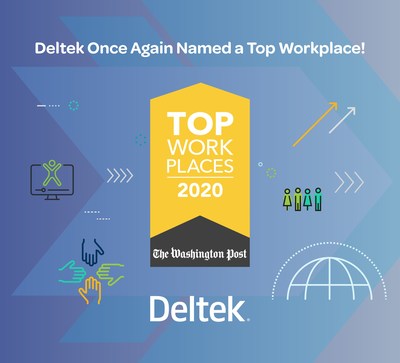 Deltek Ranked #11 Top Workplace by The Washington Post