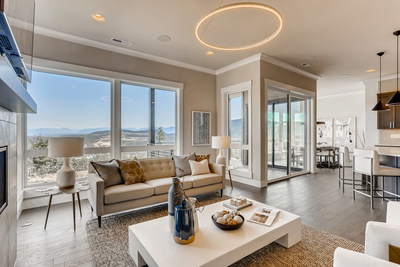 The Vista Model Home in Panorama at Talus captures Washington's majestic Cascade Mountain views to the east.