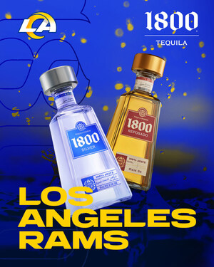 Nombraron al Tequila 1800 como el tequila oficial de Los Angeles Rams