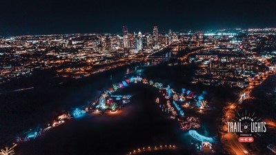 The 56th annual Austin Trail of Lights returns to iconic Zilker Park in downtown Austin as a drive-thru event in 2020.