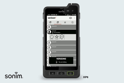 Sonim XP8 Ultra-rugged Smartphone Supported by New Verizon MCPTT Offering