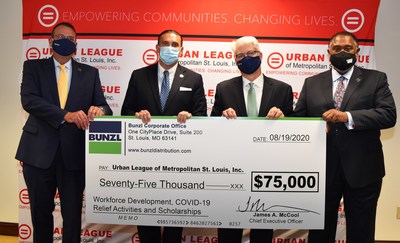 Bunzl donates to the Urban League of Metropolitan St. Louis