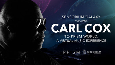 Carl Cox Joins Social VR Platform Sensorium Galaxy to Share His Music with Future Generations (PRNewsfoto/Sensorium Corporation)