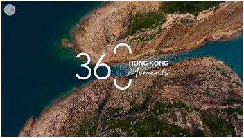 Watch the HKTB's 360-degree VR film online to immerse yourself in Hong Kong's natural scenery: https://youtu.be/6-jt4u4IhMY (CNW Group/Hong Kong Tourism Board)