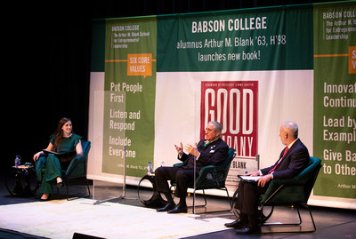 Today, Babson College hosted esteemed entrepreneur Arthur M. Blank ’63, H’98, for two exclusive, live-streamed events to discuss values-based leadership.