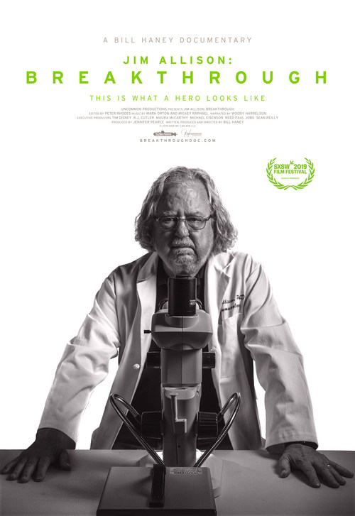 Jim Allison: Breakthrough documentary film poster