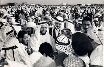 Sheikh Zayed bin Sultan al Nahyan, the late ruler of Abu Dhabi and founder of the United Arab Emirates