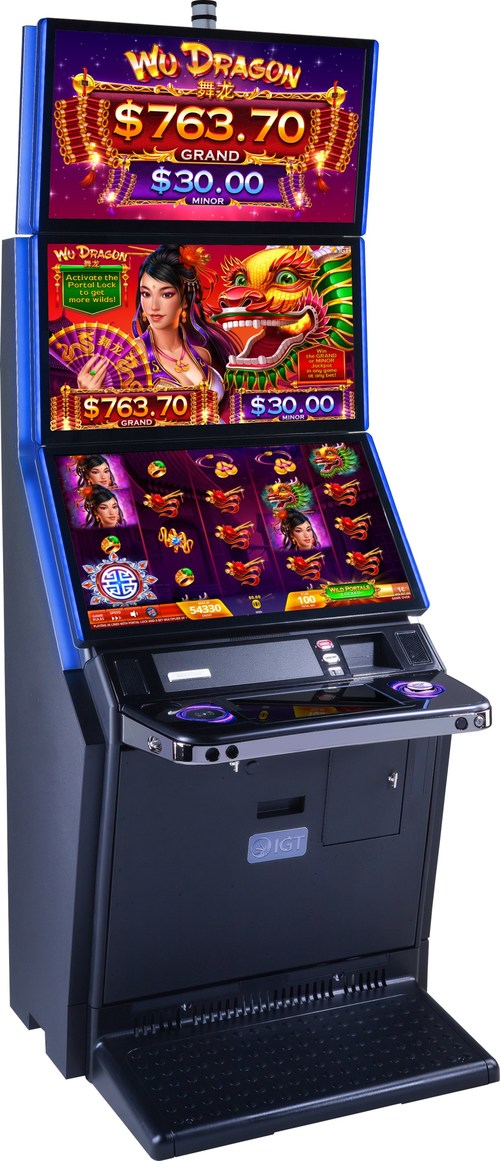 IGT Launches the PeakSlant32 - the First Slot Cabinet in North America with Three 32-Inch Displays