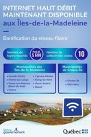 Accès à Internet haut débit - Un réseau plus fiable et plus accessible maintenant offert aux Îles-de-la-Madeleine