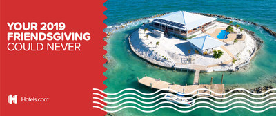 The ultimate Friendsgiving upgrade — a week-long escape to an entirely private island!