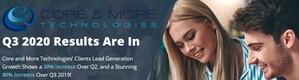 Core and More Technologies Announces Q3 2020 Client Results - Highlighting Tremendous Growth Across Numerous Industries