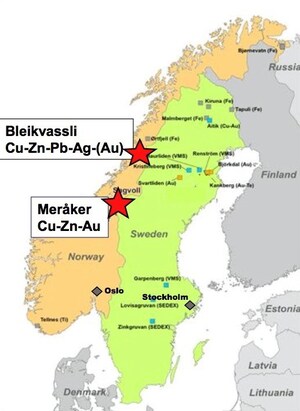 Norra Metals Prepares for Inaugural Phase I Exploration Programs on Portfolio of Highly Prospective VMS Projects in Norway