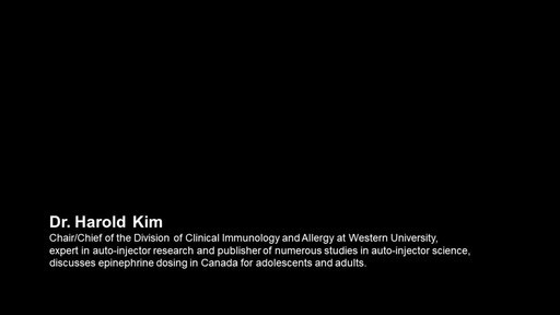 Dr. Kim dosing video