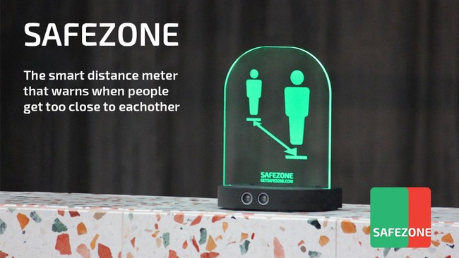 The Safezone smart distance meter.