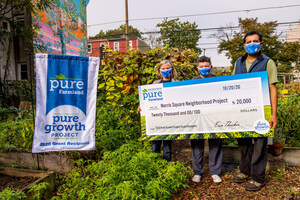 Pure Farmland™ Presents $20,000 To Norris Square Neighborhood Project As Part Of Its Pure Growth Project