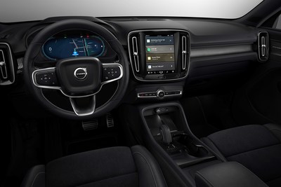 Fully electric Volvo XC40 introduces brand new infotainment system (CNW Group/Volvo Car Canada Ltd.)