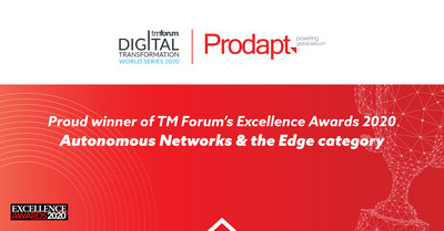 Prodapt Wins TM Forum Excellence Award in the Autonomous Networks Category