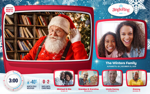 JingleRing's Live Virtual Santa Lands Safely This Holiday Season