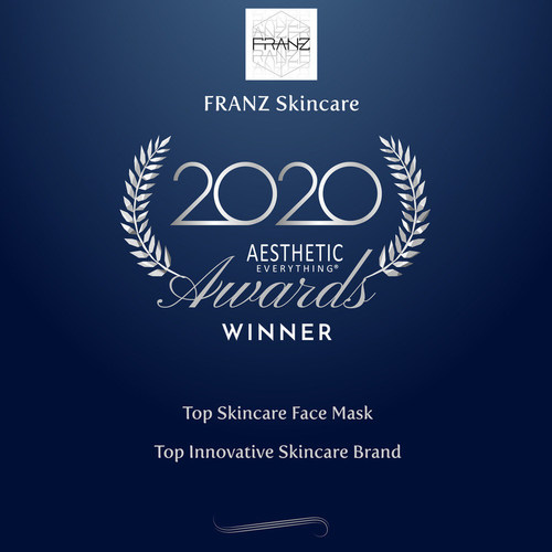 Franz Skincare USA Announces Second Consecutive Win of “Top Skincare Face Mask” in the 2020 Aesthetic Everything® Aesthetic and Cosmetic Medicine Awards Featuring the Saint 21 Microcurrent Dual Facial Mask using TissueX™