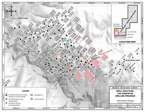 Drilling at Las Conchitas Hits Multiple Intercepts at the Bayacun Zone, Highlighted by 40.17 g/t Gold Over 1.95 Meters (True Width) at 2.5 Meters from Surface