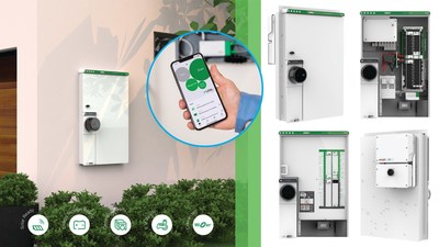 The Square Dtm Energy Center is an all-in-one solution that bridges the gap between home automation and digital energy management. (PRNewsfoto/Schneider Electric)