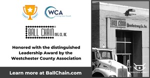 Ball Chain Manufacturing Co., Inc. Honored with Leadership Award by the Westchester County Association