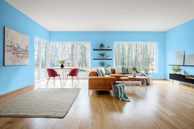 Dutch Boy® Paints unveils its selection of “Earth’s Harmony,” a vivid, soft blue, as its 2021 Color of the Year. Reminiscent of a perfect sky-blue day, Earth’s Harmony (237-5DB), is a healing color that reinforces the wellness that comes from mood-boosting, real-life experiences. The hue helps us step out of the routine, appreciate the beauty of thoughtful spaces and embrace home as the place to find comfort and joy in life’s imperfections.