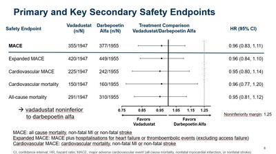 Global Phase 3 Clinical Trials of Vadadustat for Treatment of Anemia in Patients with Dialysis-Dependent Chronic Kidney Disease: Primary and Key Secondary Safety Endpoints