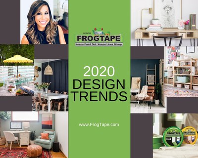 Celebrity interior designer Taniya Nayak teamed up with FrogTape® brand painter’s tape to develop the interior design trends that will help consumers embrace a new way of living in the New Year.